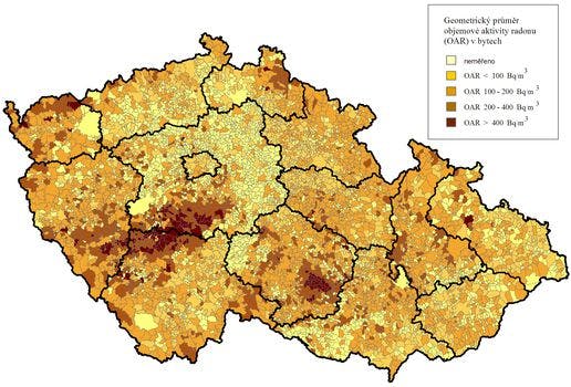 Radon v České republice